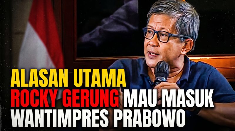 Rocky Gerung Prabowo